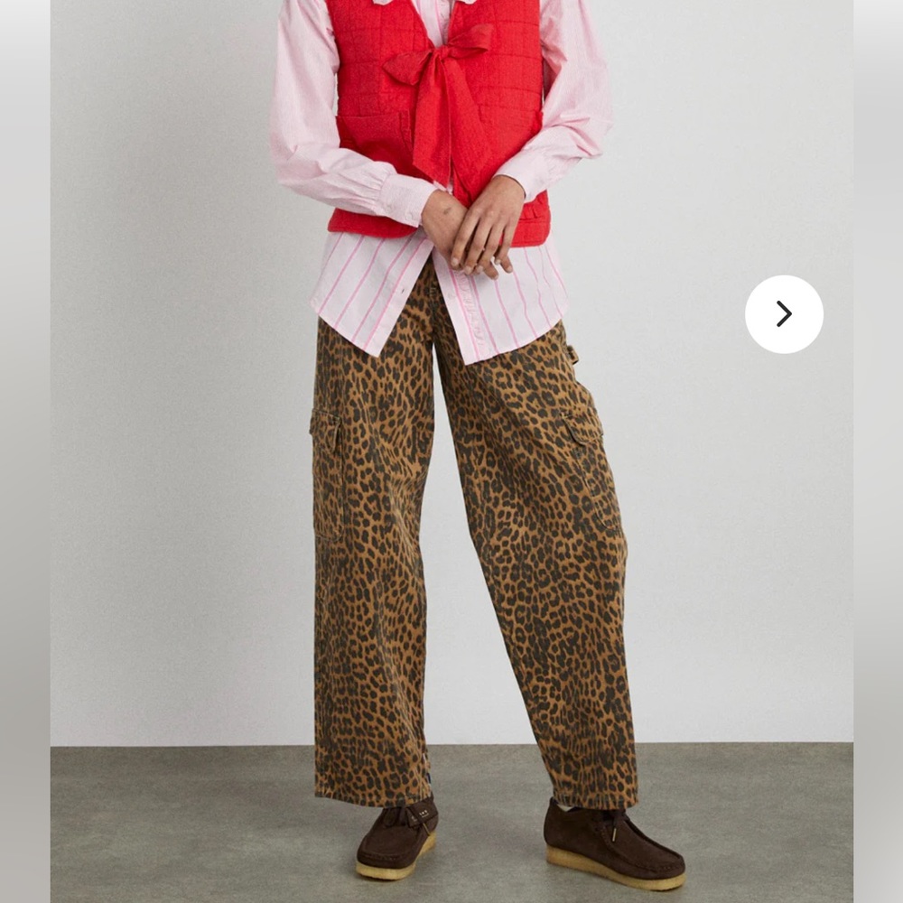 Damson Madder Dion Jean - Leopard Cargo